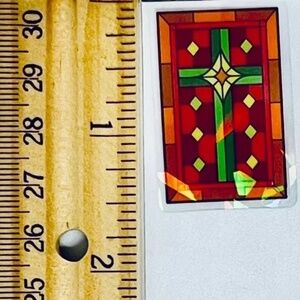 🌀10/$10🌀 Holographic Mosaic Window Reusable Sticker Decal